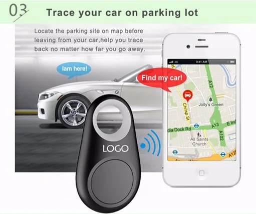 Анти-потеря bluetooth-трекер Детская сумка кошелек брелок для поиска ключей Сигнализация 4 цвета дропшиппинг