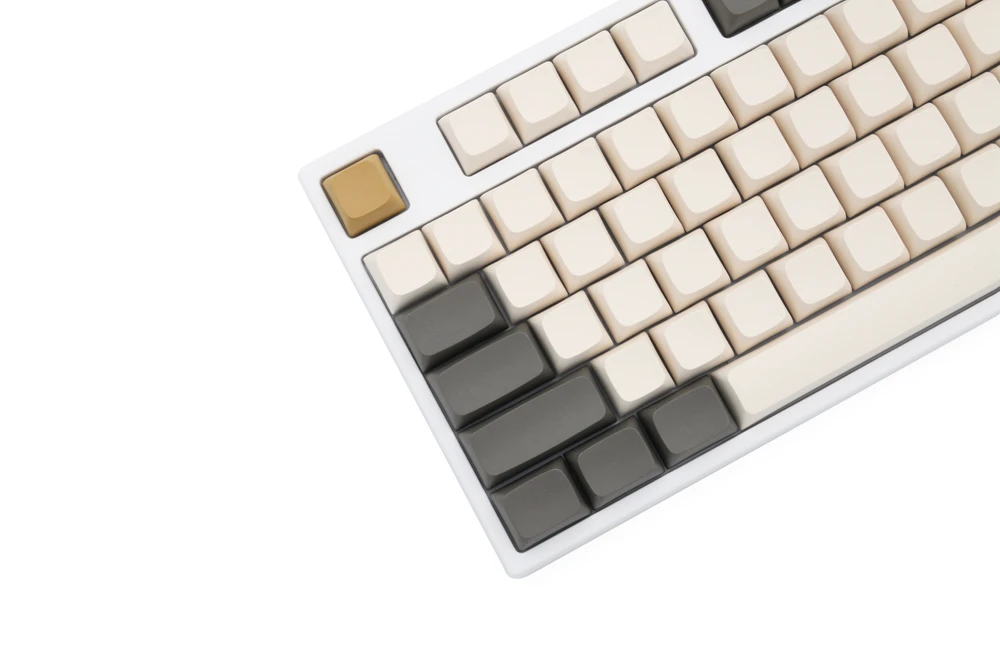 Xda v2 Luz Fraca Branco Shimmer Conjunto em Branco Pbt para Teclado Gh60 Poker 87 Tkl 104 Ansi Xd64 Bm60 Xd68 Bm65 Bm68 Bm80 Bege Cinza - Imagem 3