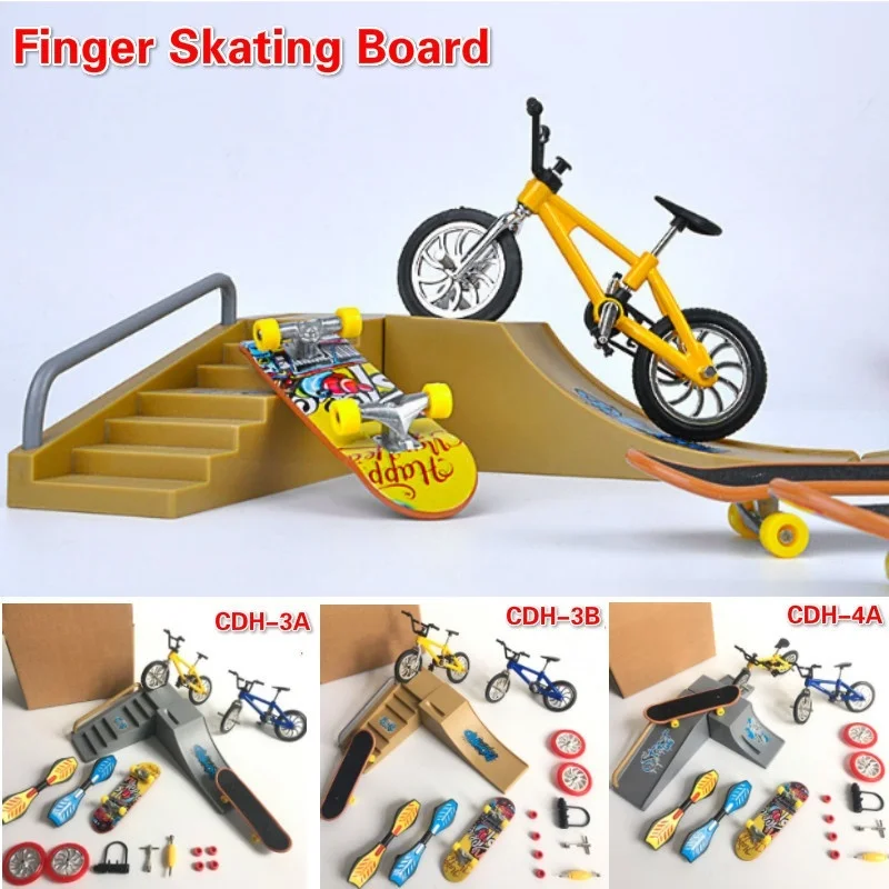 

Mini Scooter Two Wheel Scooter Finger Skateboard Children's Educational Toys Finger Scooter Bike