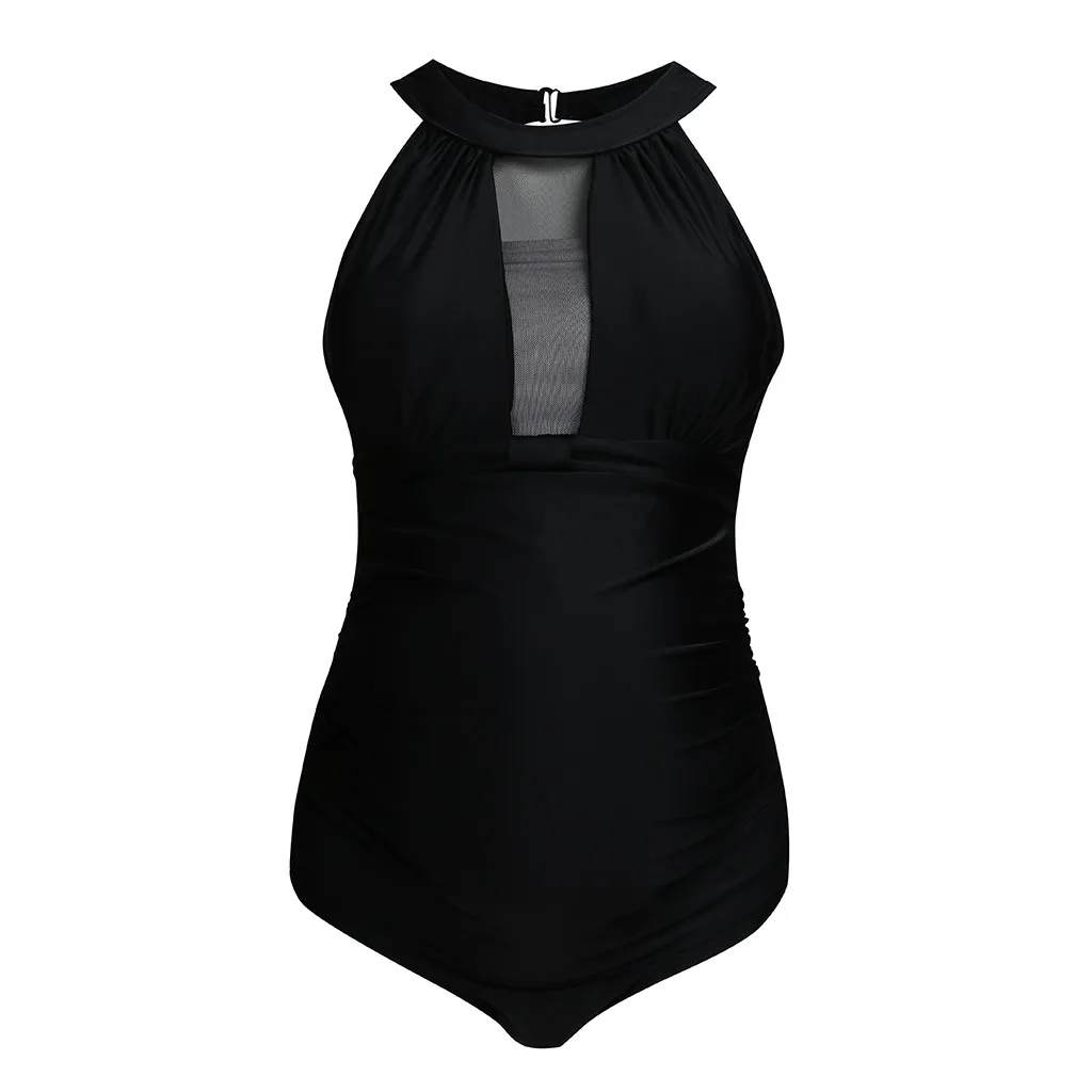 Женский купальник Танкини для беременных, Одноцветный купальник бикини, пляжная одежда, купальный костюм, Модный Купальник бикини для беременных LS 11218