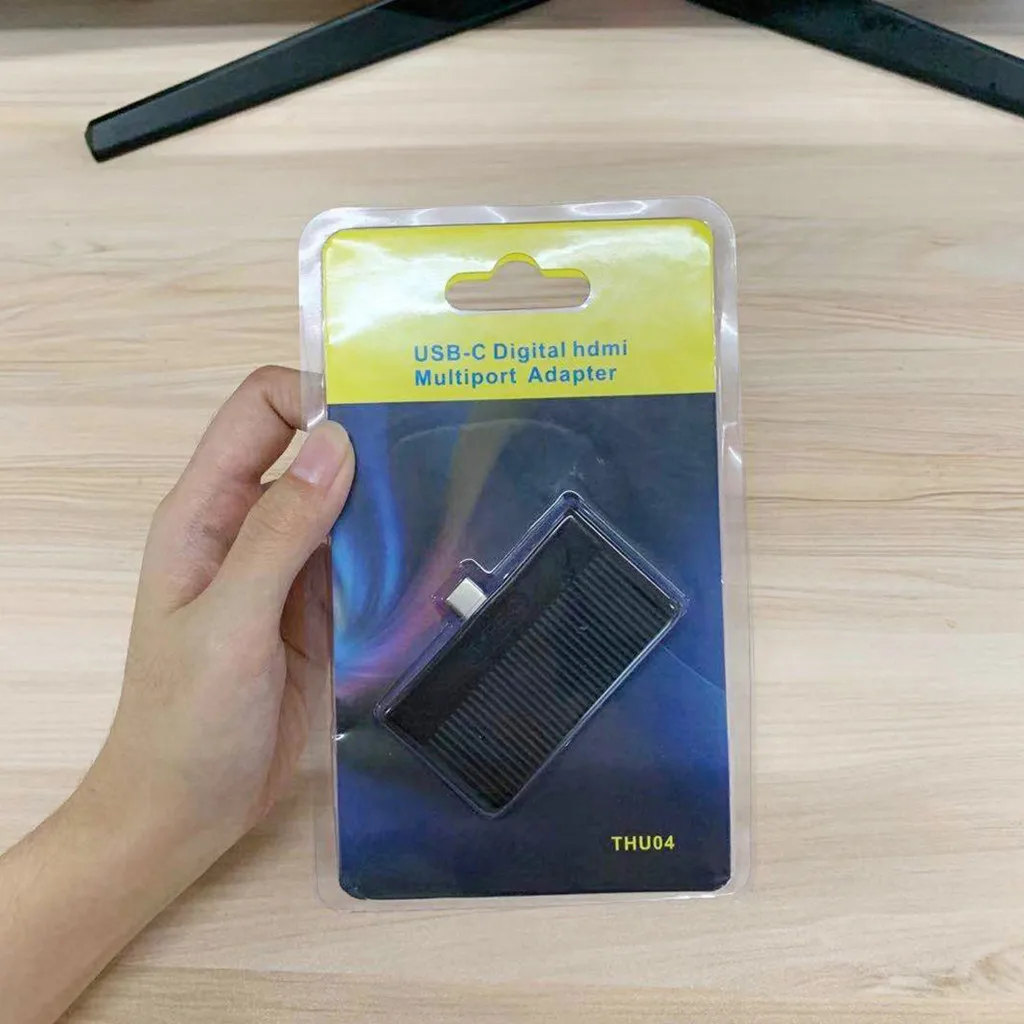 3-в-1 Тип c к HDMI PD USB3.0 адаптер aвтомобильное зарядное устройство с одним USB c до 4k HDMI конвертер