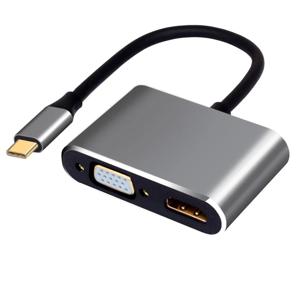 2 in 1 4K USB 3.1 Type C USB C to HDMI 
