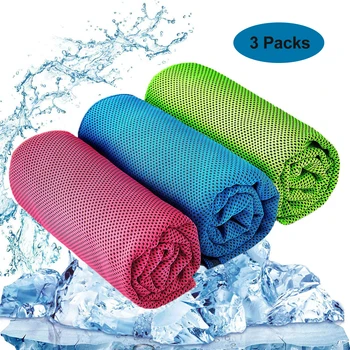 

3 PCS Cooling Towel for Neck Yoga Golf Gym Sports Football Outdoor Sports Cool Towel Towel for Instant Cooling for men women