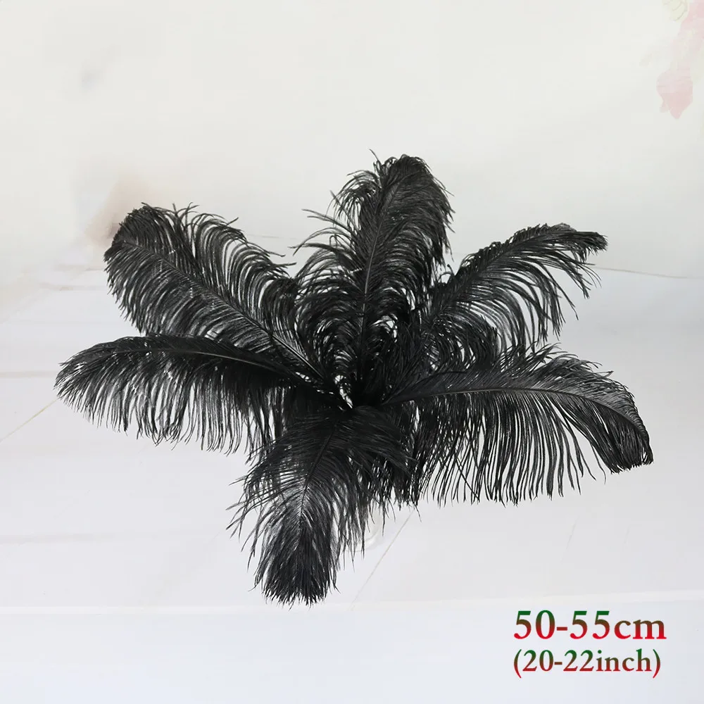 黑色 50-55cm 鸵鸟毛 2_副本