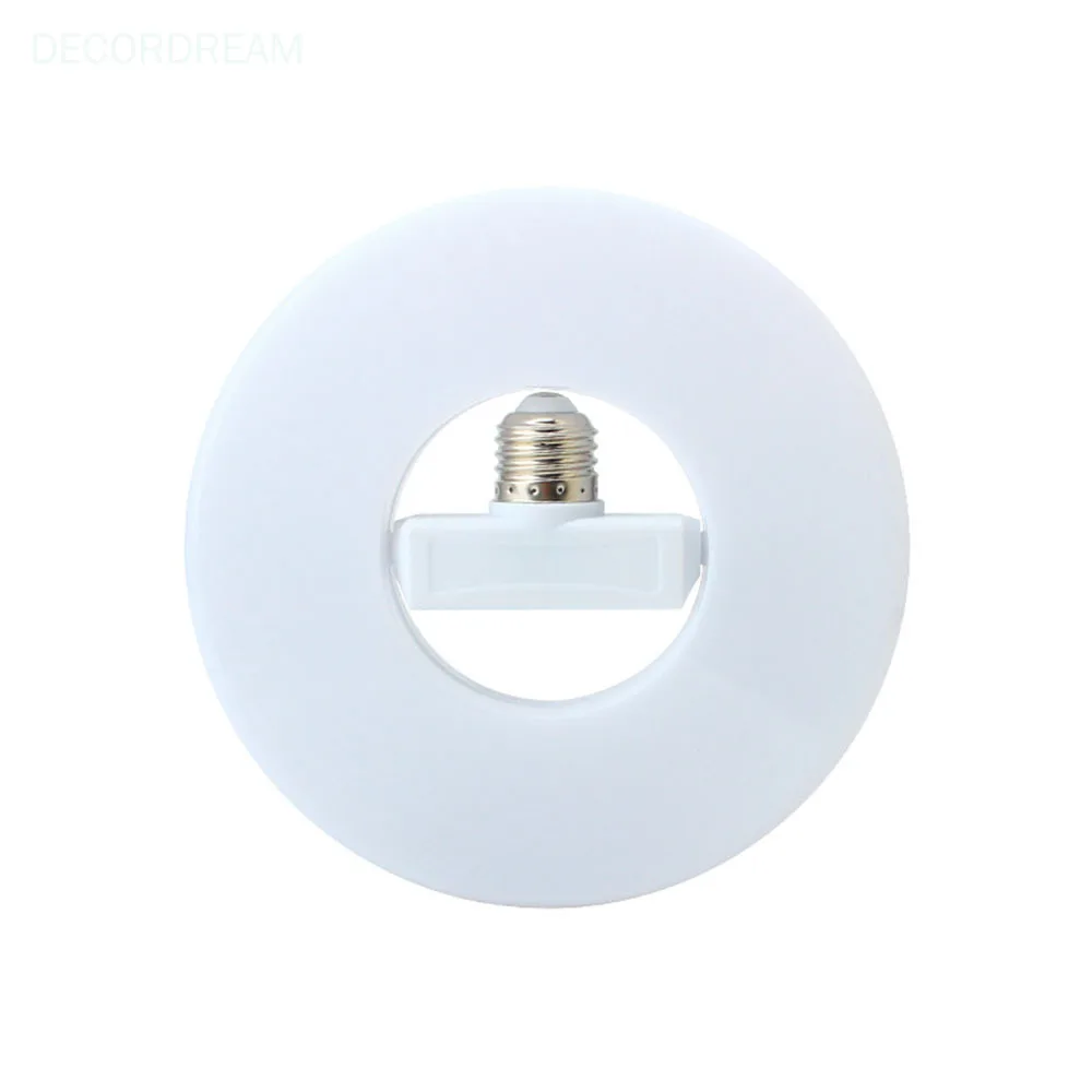 

E27 110v 220v LED Bulb UFO Light Round LED Indoor Ceiling Lamp Adjustable Holder 40w Foldable LED Annular UFO Lamps Ultra Thin