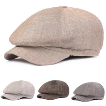 Хлопковые женские береты шапки; сезон осень-зима Восьмиугольные шапки унисекс стильные художники кепка газетчика корейский 904