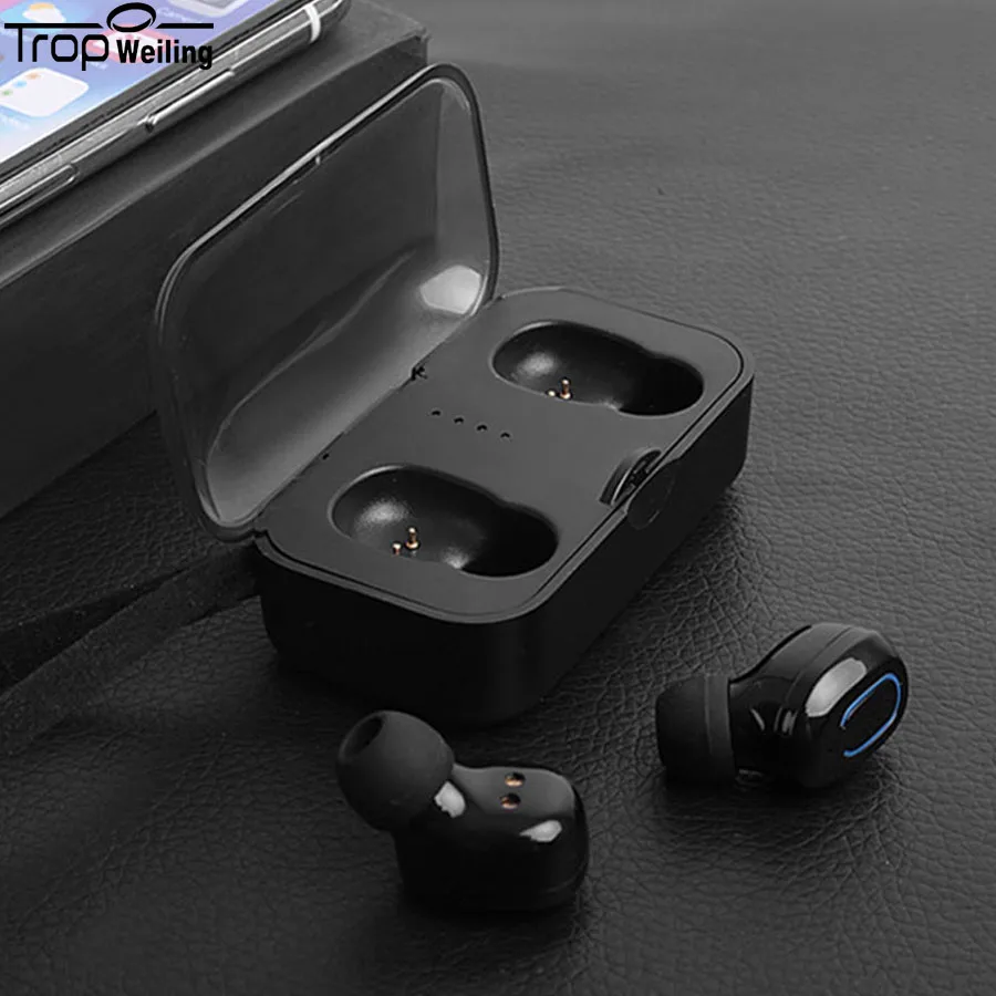 Мини Tws Bluetooth наушники водонепроницаемые спортивные беспроводные Bluetooth наушники 3D стерео наушники гарнитура Bluetooth V5.0 наушники