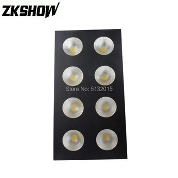 

100W 8 Eyes COB LED Blinder Light Nichia IC Chip Theater Studio Pro Sound Stage DJ Disco Lighting Effect Equipment CW/WW RA90