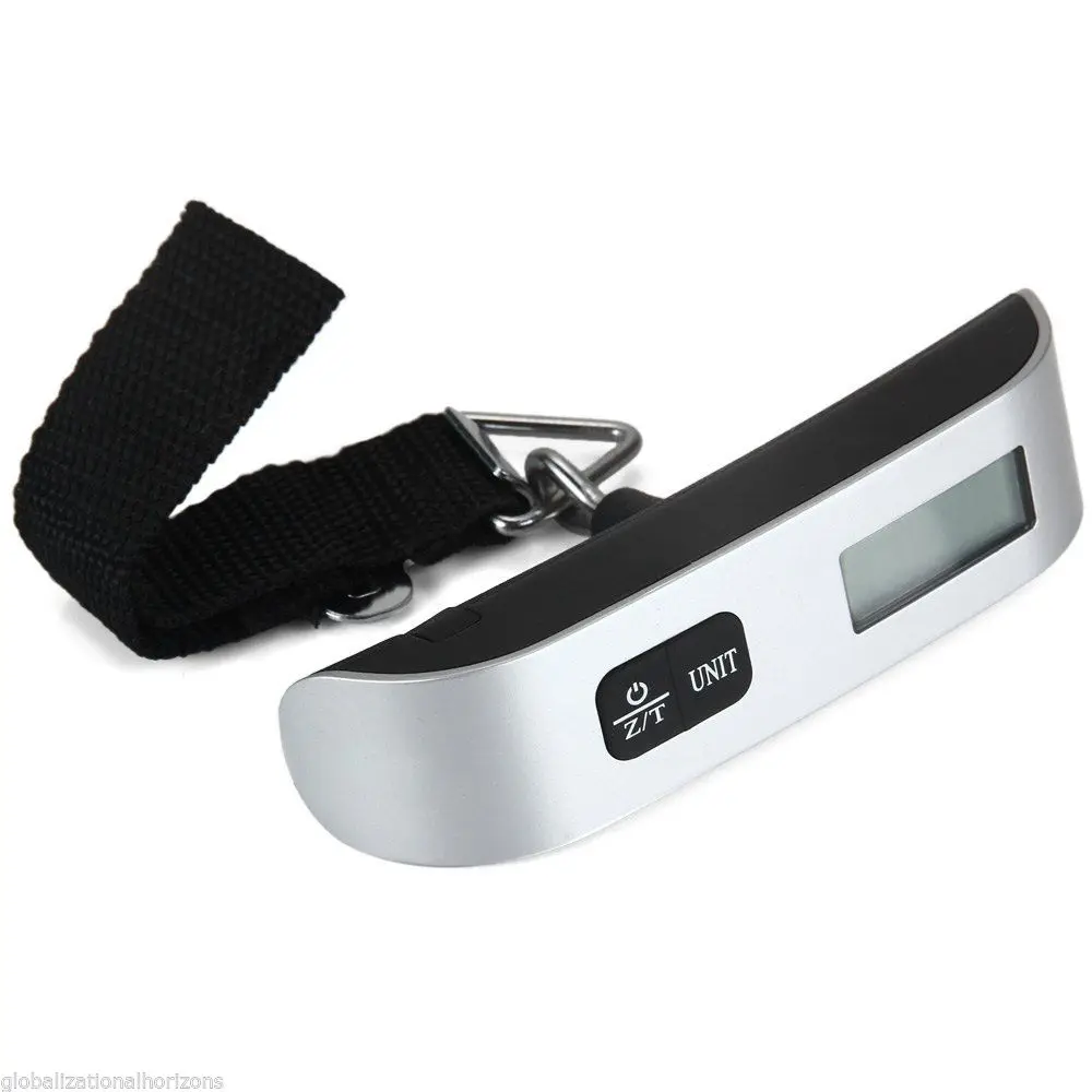 Digital Travel Luggage LCD Hanging Scale 50kg 110lb Electronic Weight Strap Suitcase Luggage Scales for Home Travel Shop