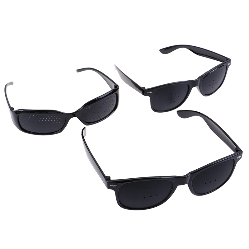 Eye Massager 3Styles Plastic Natural Healing Unisex Vision Care Pin Hole Eyeglasses Glasses Eye Exercise Eyesight Improve