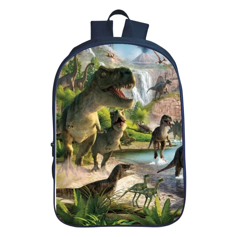 Kids Kindergarten Backpack Start School Gift Children Cartoon Anime Rucksack Knapsack 16 Inch Dinosaur 3D Print Schoolbag