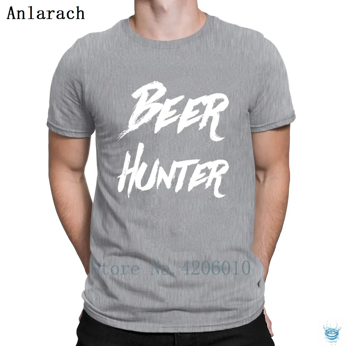 Футболки с надписью «Beer Hunter», хлопковые топы в стиле хип-хоп, лучшая футболка для мужчин, Знаменитые Картины, Отличная футболка, Летний стиль