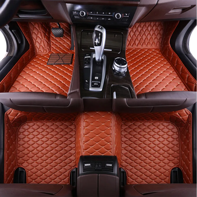 

Leather Car Floor Mats for Toyota Corolla Camry Rav4 Auris Prius Yalis Avensis Alphard 4Runner Hilux Highlander Car Foot Mat Rug