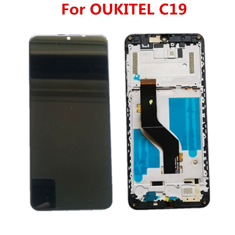 Оригинальный Для OUKITEL C19 ЖК-дисплей Дисплей с рамкой + кодирующий преобразователь