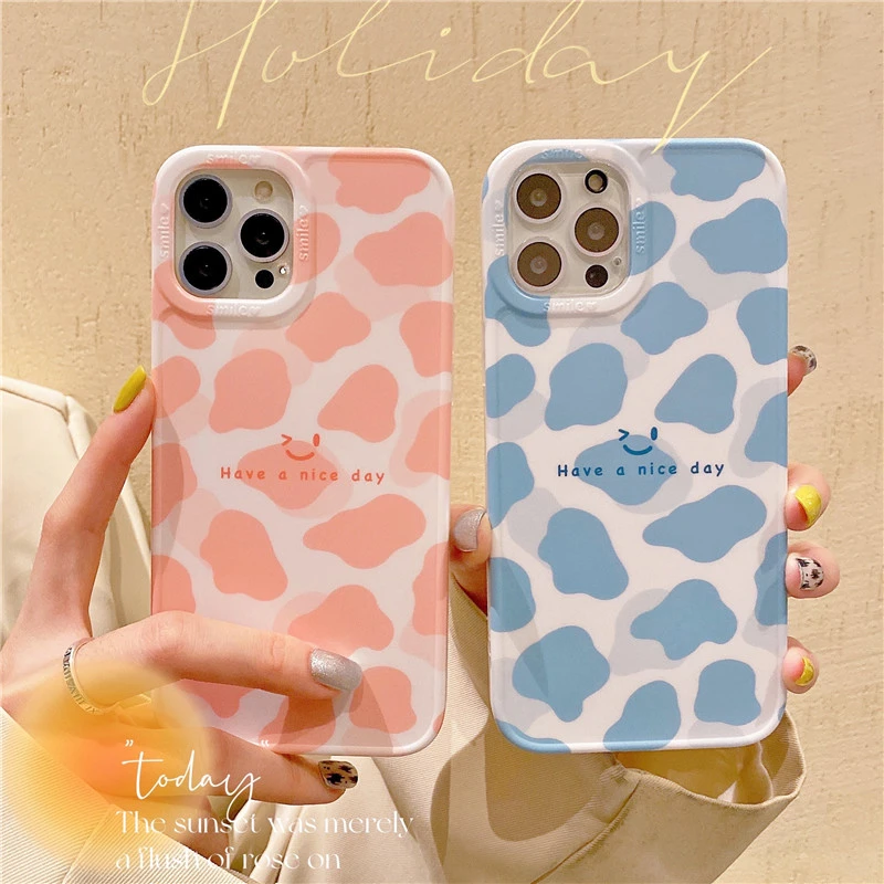 New Cow Print Art Korean Japanese Phone Case For Iphone 12 11 Pro Max Xr Xs Max 7 8 Plus X 7plus Case Blue Pink Cute Soft Cover Mobile Phone Cases Covers Aliexpress New Cow Print Art Korean Japanese Phone Case For Iphone 12 11 Pro Max Xr Xs Max 7 8 Plus X 7plus Case Blue Pink Cute Soft Cover Mobile Phone Cases Covers Aliexpress