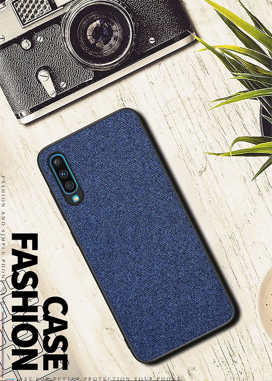 ACCEZZ для samsung Galaxy A50 чехол для телефона, холст, ультра тонкий анти-осенний чехол, сумка, Защита для samsung Galaxy A50, оболочка, Fundas