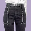 Punk noir cuir épée ceinture taille jarretière à la main corps Bondage Sexy jambe bretelles harnais bas ceintures pour les femmes ► Photo 1/6