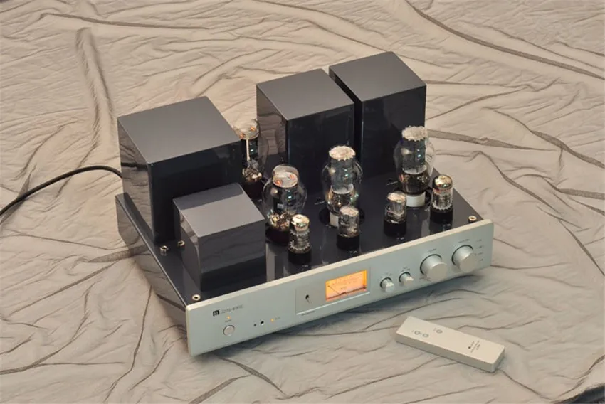 MUZISHARE X-300B вакуумный ламповый Интегрированный усилитель чистый задний ламповый усилитель с VU meter