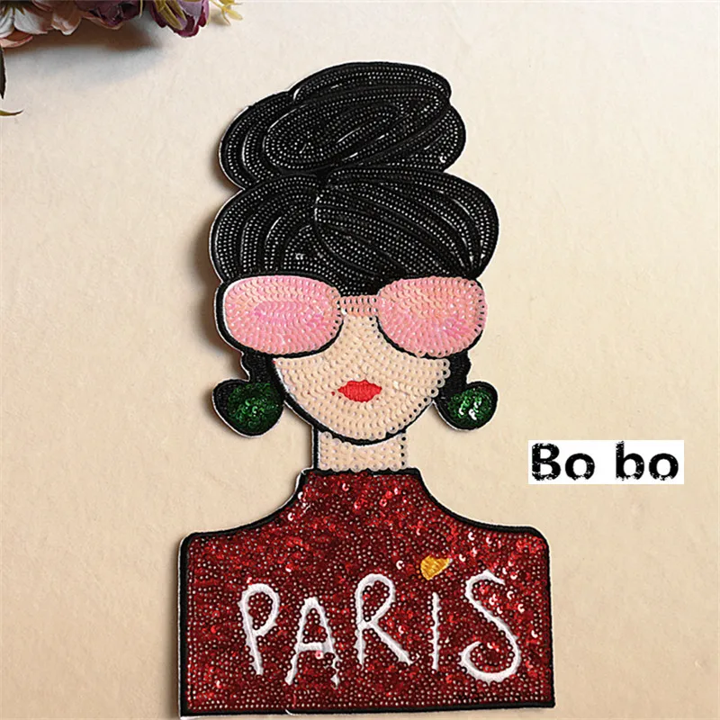 Embroidery sequins paste cloth decoration paste diy repair accessories