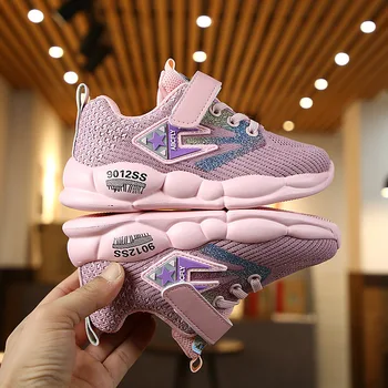 

sport kids sneakers for girls boys rubber sport kids shoes air mesh rubber children sneakers casual flat baby shoes