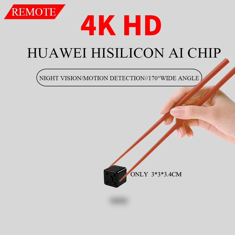 

HiLEME Mini Camera Wireless HD 1080P Video Recording 170 degree Wide Angle Lens Micro Camcorder with Motion Detection function