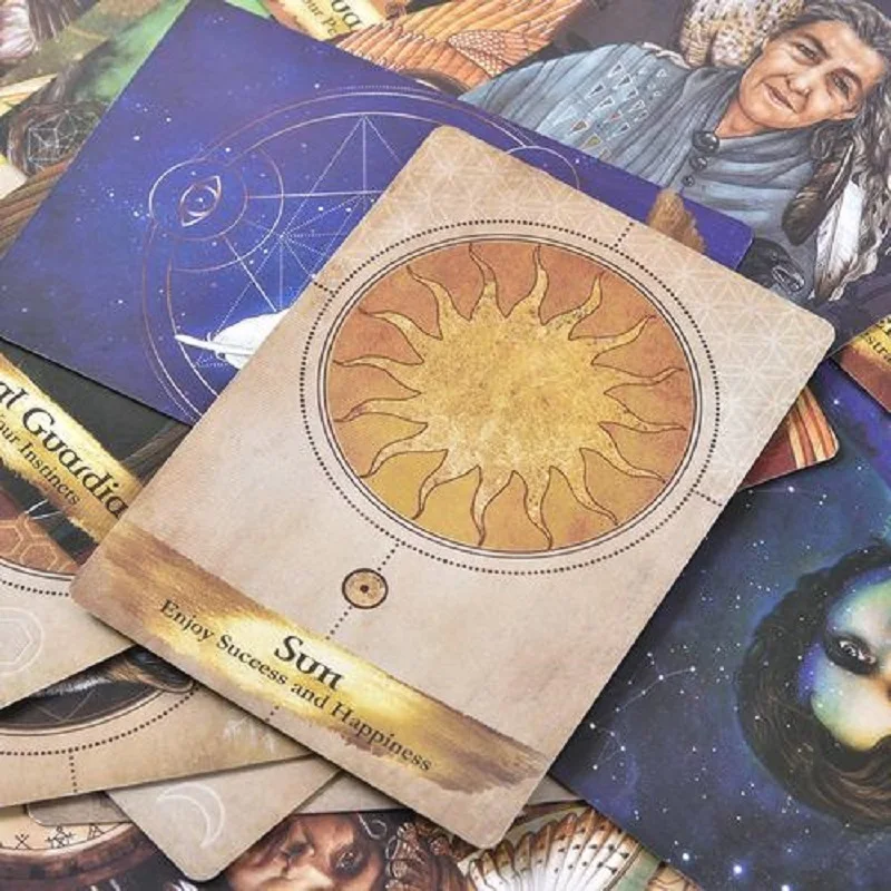 55 листов карт ангелы и предки карты оракул настольная игра Карта Таро настольная игра карта для детей и родителей