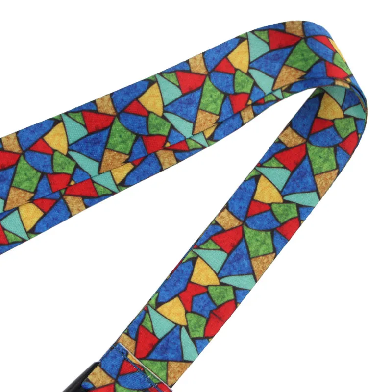 P3982 Dongmanli Colorful Keychain Lanyards Id Badge Holder ID Card Pass Gym Mobile Phone USB Badge Holder Key Strap