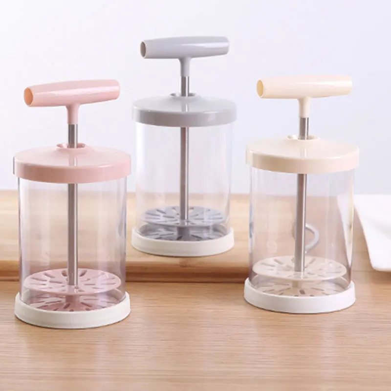 

Milk Frother Hand Pump Creamer Double Mesh Manual Coffee Milk Foam Frothing Pitcher Froth Pump Foamer
