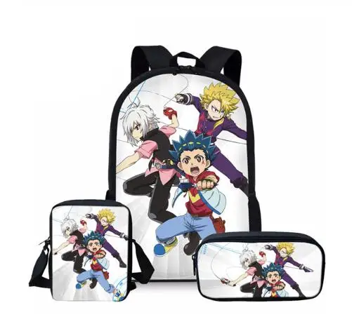 Модные школьные сумки аниме Beyblade Burst Evolution школьные рюкзаки для подростков девочек мальчиков рюкзаки для ноутбуков - Цвет: as picture