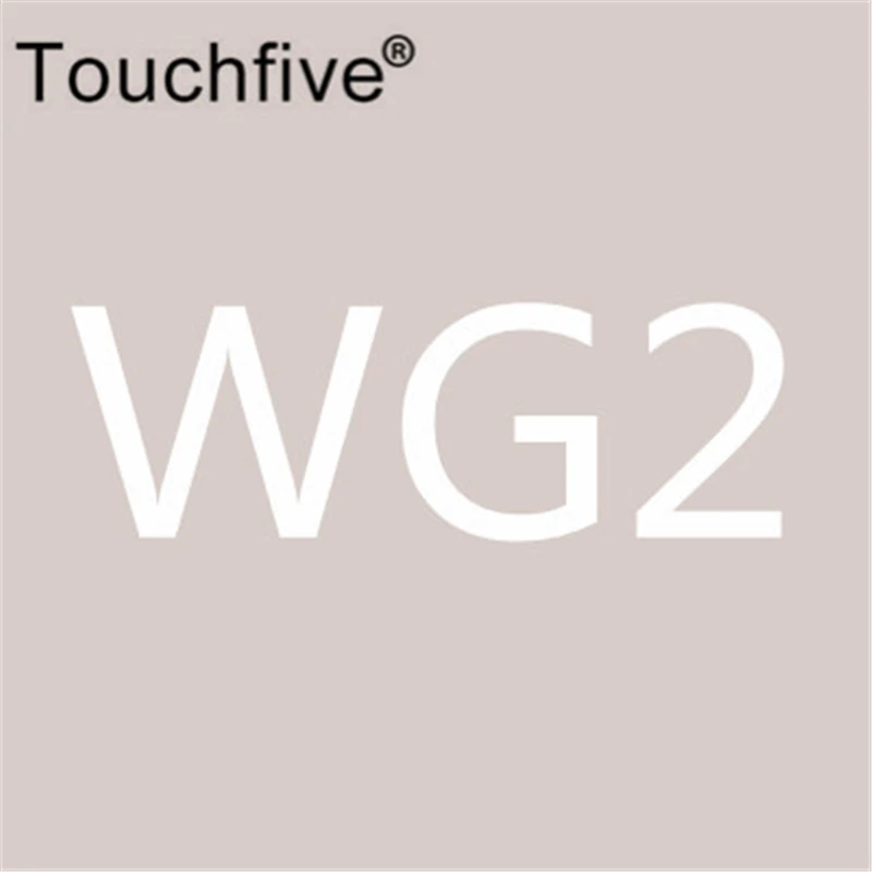 NO.WG2 TouchFIVE опционально цвет соответствия искусство маркеры Кисть ручка эскиз на спиртовой основе маркеры двойная головка манга ручки для рисования товары для рукоделия - Цвет: NO.WG2