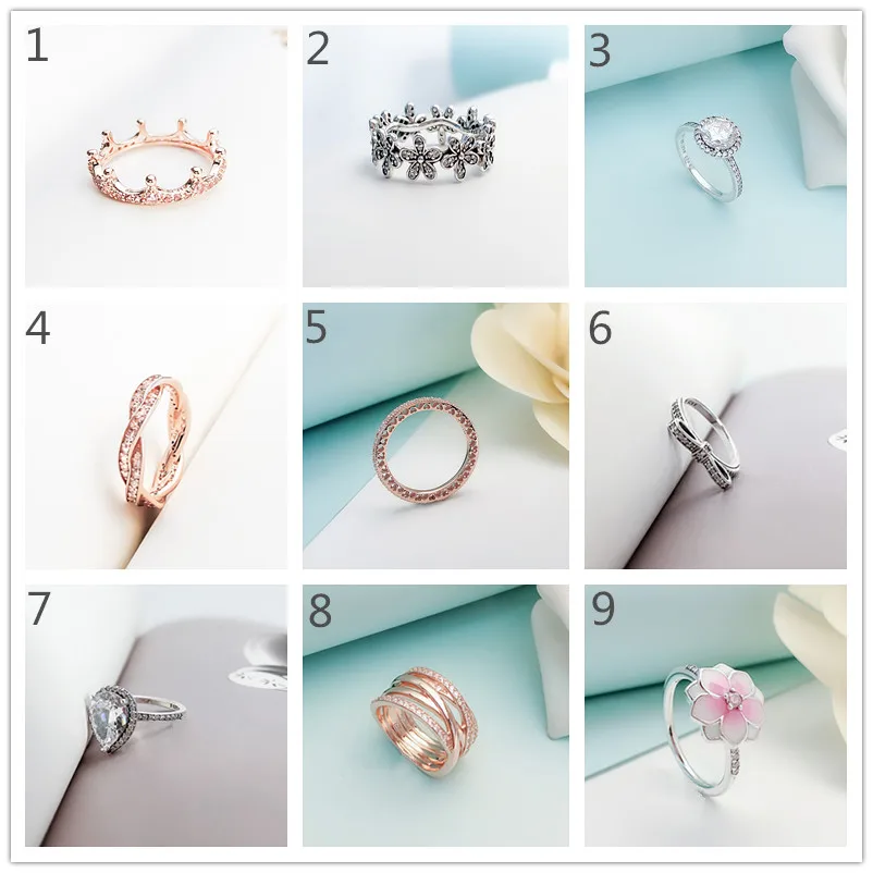 

2020 Fine jewelry 925 sterling silver rings charm ring women Jewelries wholesale