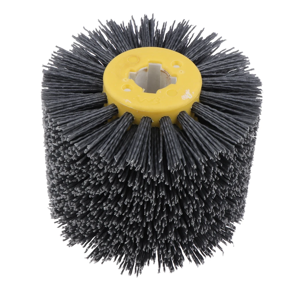 80, 120, 180, 240 Grit Abrasive Wire Drawing Wheel Fits for Wood Polishing