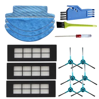 

er Accessories, Suitable for Conga 3090 er Accessories Side Brush, Mop, Cloth Filter Set