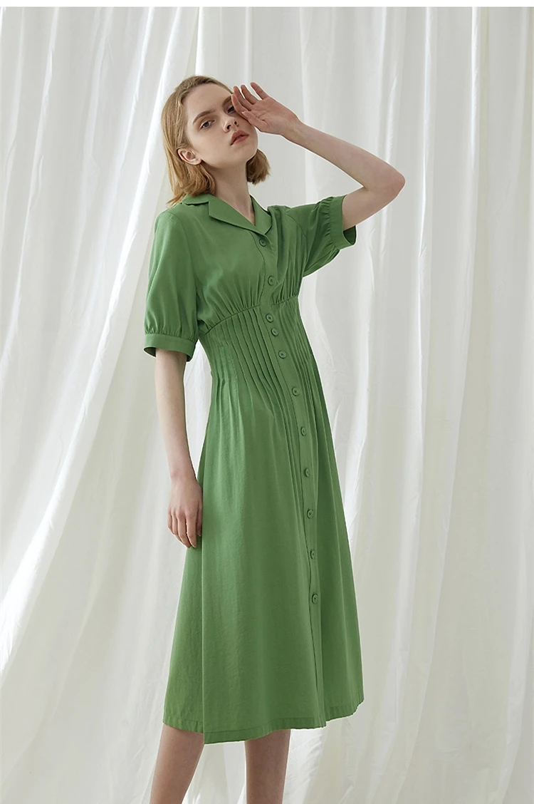 EASYSMALL, женское платье, модное, стиль кантри, авокадо, зеленое, высокого класса, Vestidos, вечерние, уличная одежда, высокая талия, короткие платья