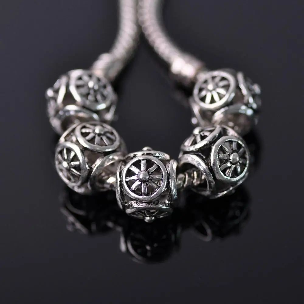 30 Perles Charms En Argent Tibétain Motif Tête De Chaton - Pour Création De Bracelets DIY