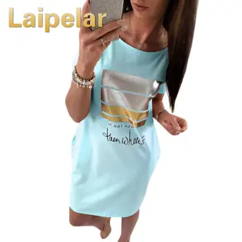 

Mini Sundress Kawaii Letter Print Dress 2020 Summer Women Short Sleeve Sexy Party Dresses Casual Female Beach New Fashion Dress