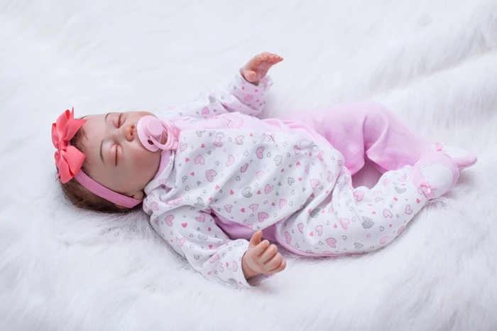 55 см Супер Имитация силикона Reborn Baby Doll игрушка Masterpiec винил новорожденные дети удивительные картины Bebe reborn bonecas