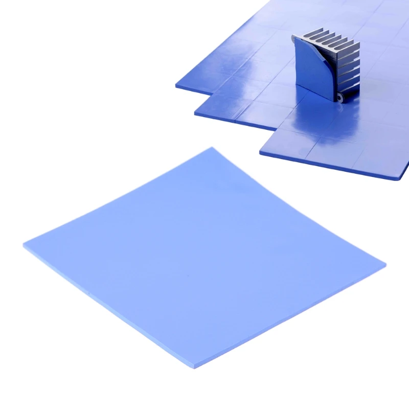 

100x100x2mm CPU Thermal Silicone Heatsink Pad Cooling Conductive Pads Cooler X6HB