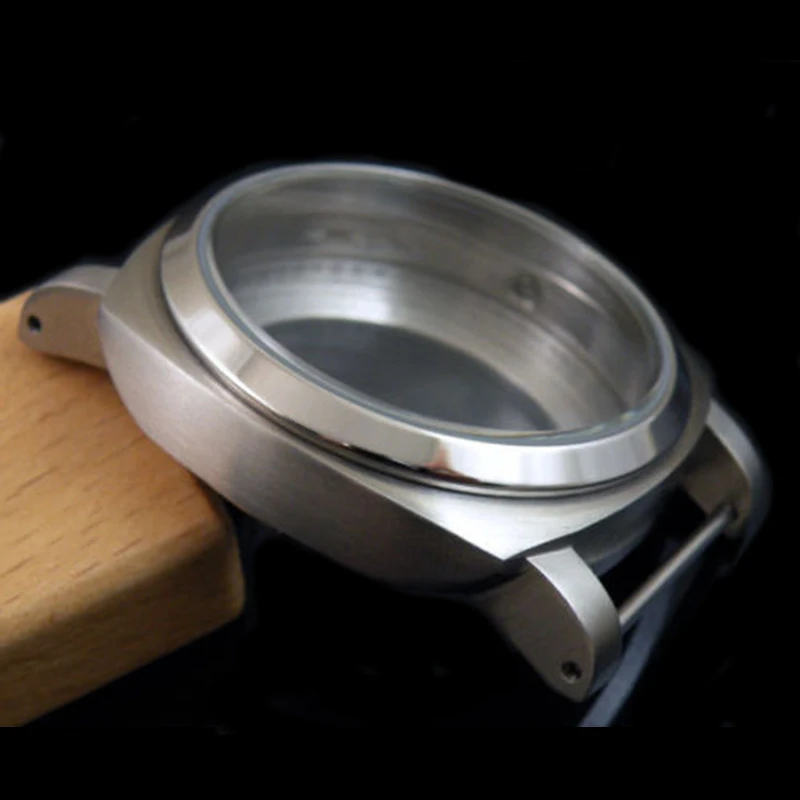 

44mm stainless steel watch CASE fit eta 6497 6498 ST36 HAMILTON 917 921 movement