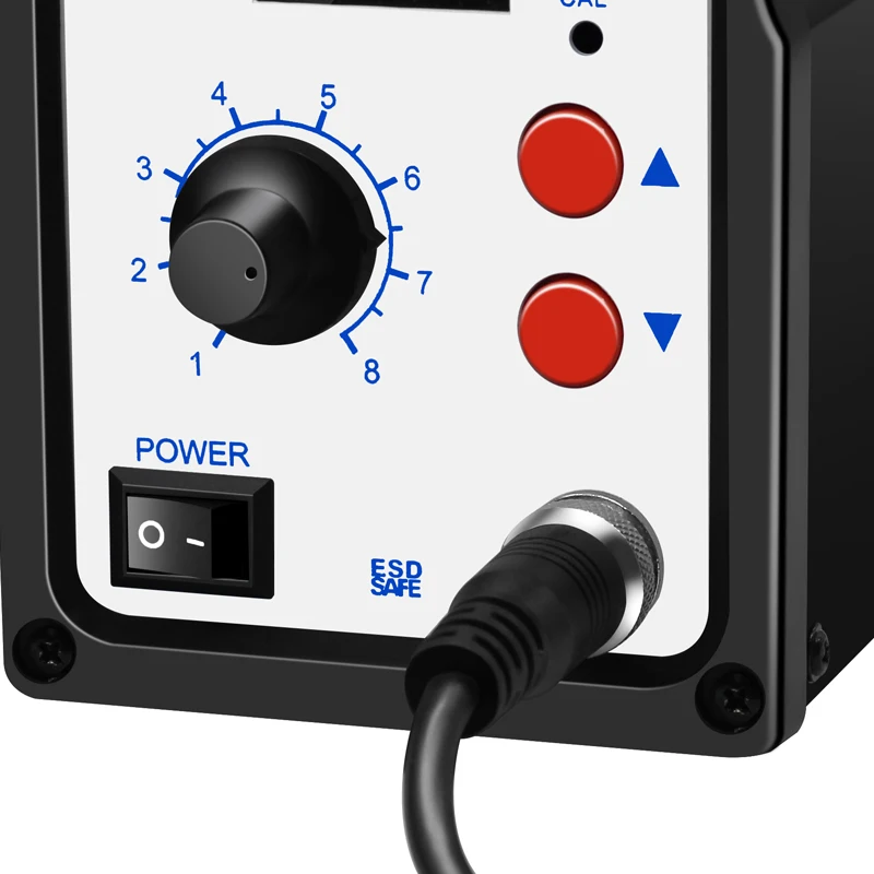 858D Hot Air Soldering Station 220V 450W LED Digital Solder Heat Gun Rework Station ESD SMD SMT Welding Repair Machine