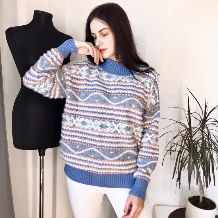 Knit Sweater and Pullovers Women Turtleneck Oversized Cashmere Sweater Mujer Pull Femme Hiver Winter Tops Sueter Mujer