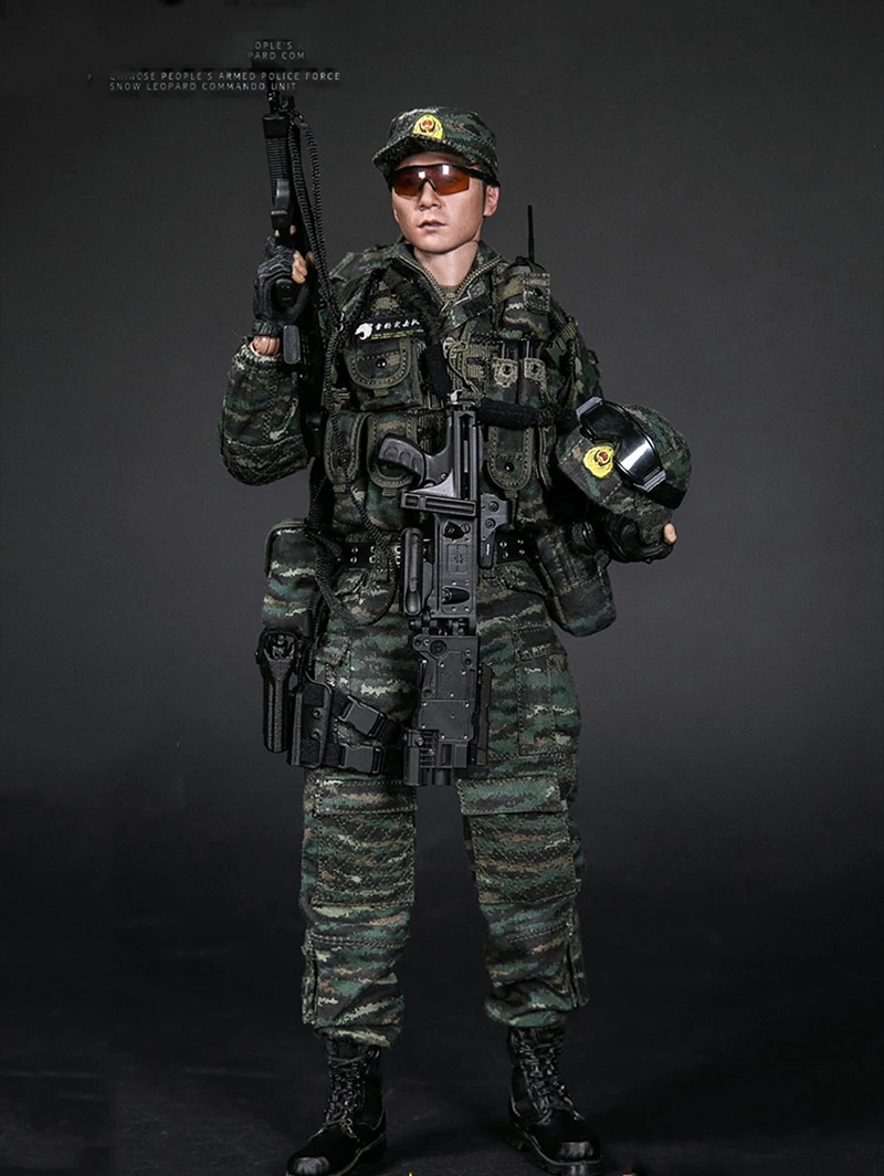 OD Green Satchel Details about   1/6 Scale Toy Chinese Peoples Armed Police Force 