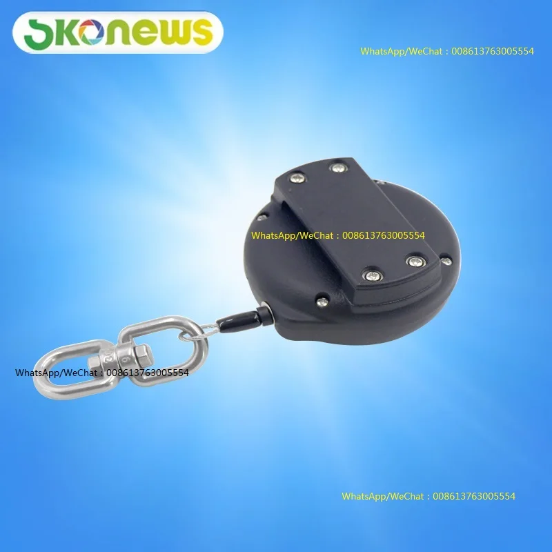 10 pcs stainless steel tool Protection anti-drop system steel cord loaded retractable tool lanyard
