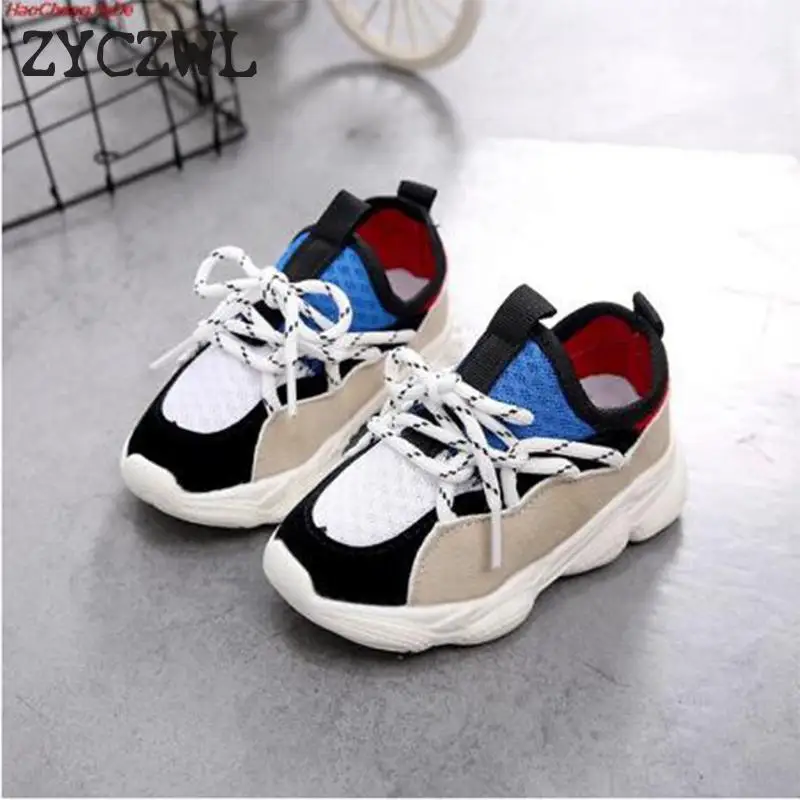  Kids Shoes For Boys Girl Children Casual Sneakers Baby Girl Air Mesh Breathable Soft Running Sports