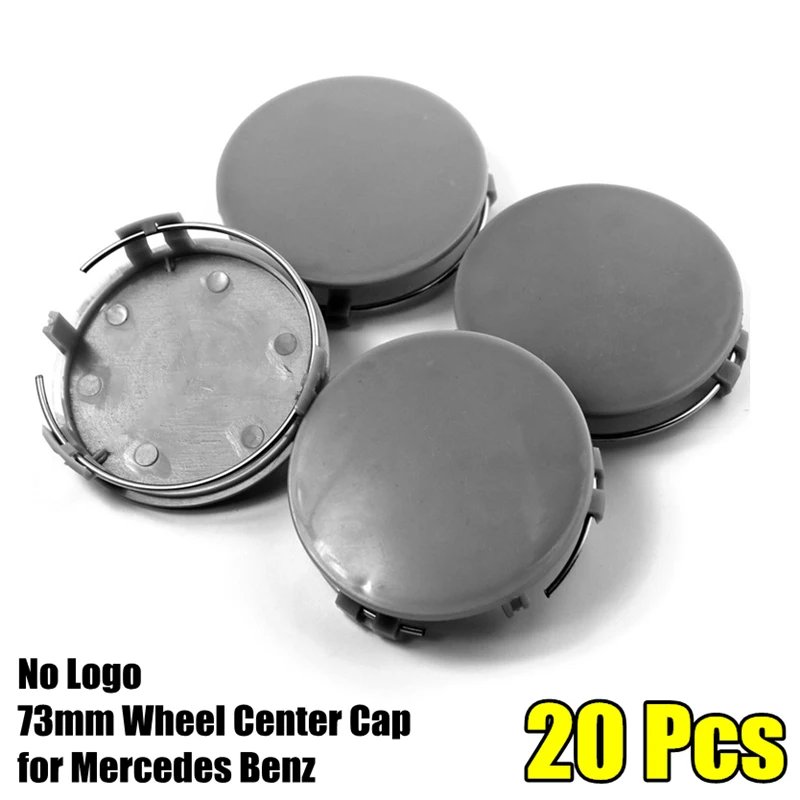 

20 Pcs/Lot 73mm Alloy Wheel Center Rim Cap Bases Replacement for Mercedes C300 C320 C350 CL500 Wheel Accessories