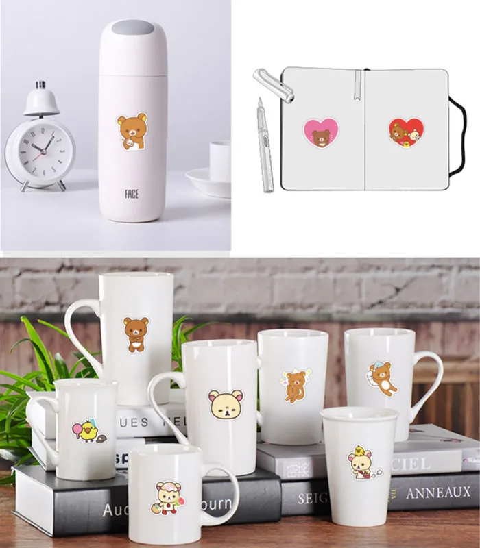 10/30/50/100 stücke Neue Rilakkuma Diy Telefon Snowboard Laptop Gepäck Geburtstag Party Geschenk Kühlschrank Gitarre Graffiti klassische Aufkleber – Detail 8