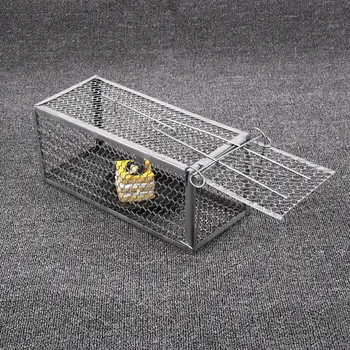 

30*12*24cm Steel Cage Animal Trap Mouse Control Mouse Control 1pcs Catch Catch Metal Rat High Sensitivity Squirrel Hamster Mice