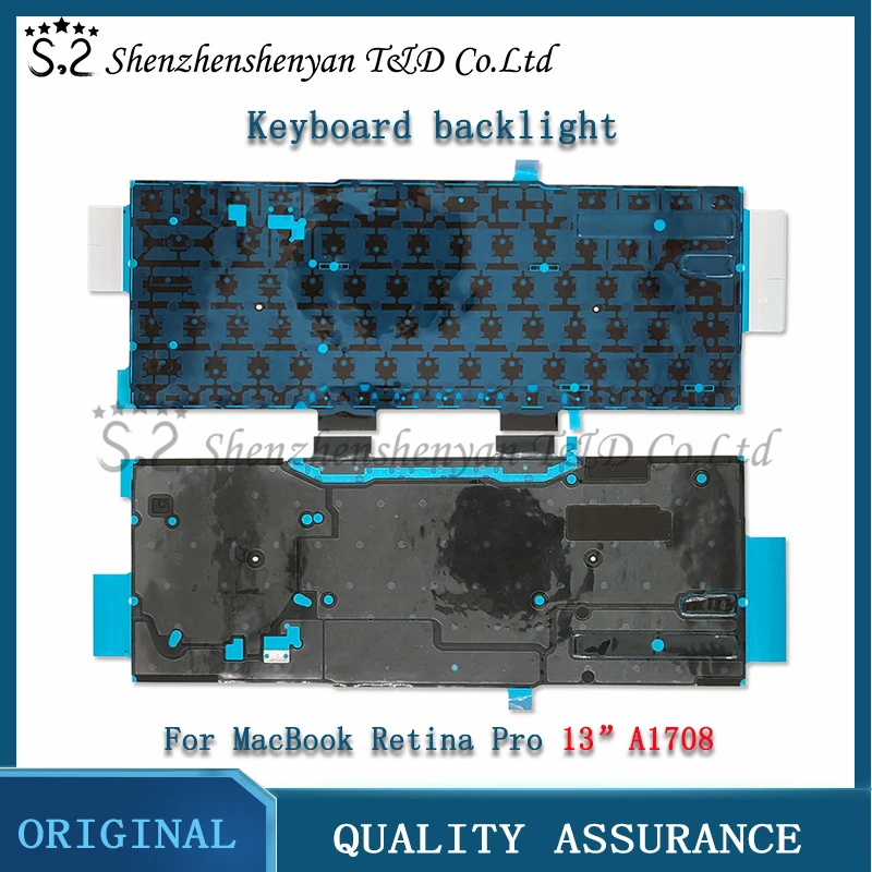 

New Foil Paper Shield Backlit For Apple Macbook Pro Retina 13 "A1708 Keyboard Backlight Replacement 2016 2017 Year