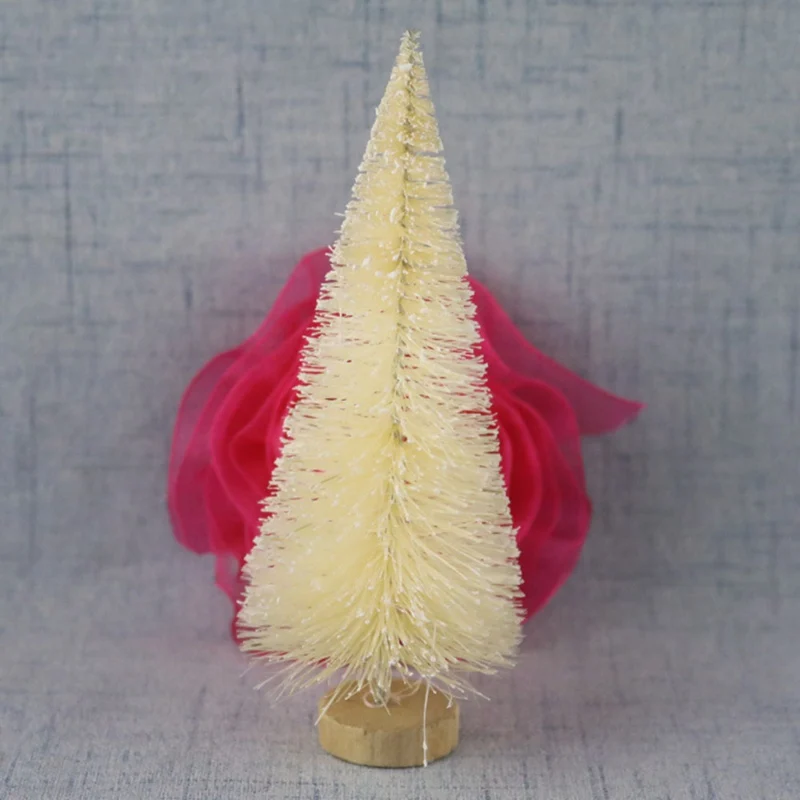 Рождественская мини-елка 3 цвета Снежный Мороз маленькая сосна DIY ремесло настольное украшение рождественские украшения