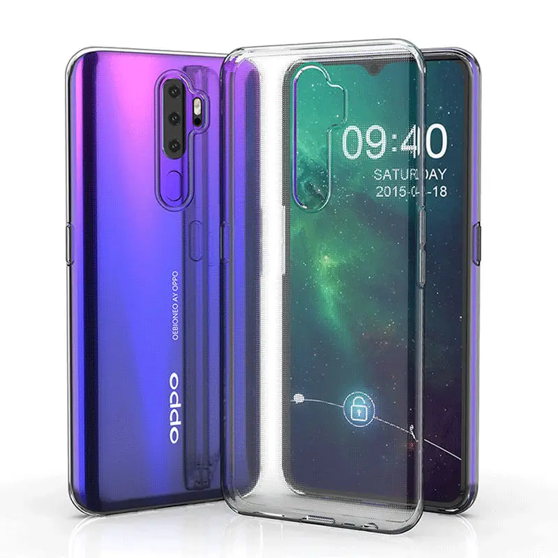 OPPO A9 2020 силиконовый прозрачный футляр и гибкая накладка из ТПУ чехол для телефона